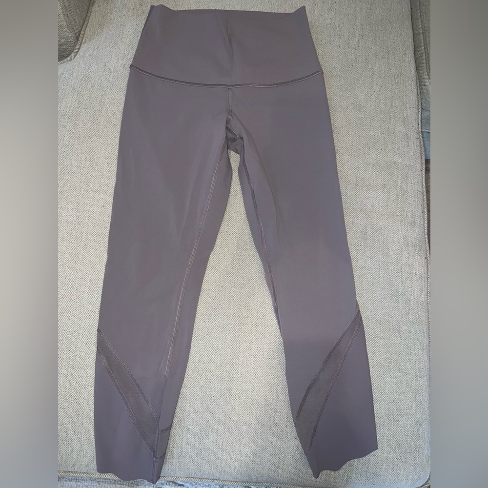 Lululemon Wunder Under Scalloped Hem High Rise Crop 23”